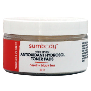 Wipe Anew Antioxidant Hydrosol Toner Pads 60 Ct